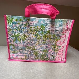 Lily Pulitzer Reusable The Breakers Tote Beach Bag